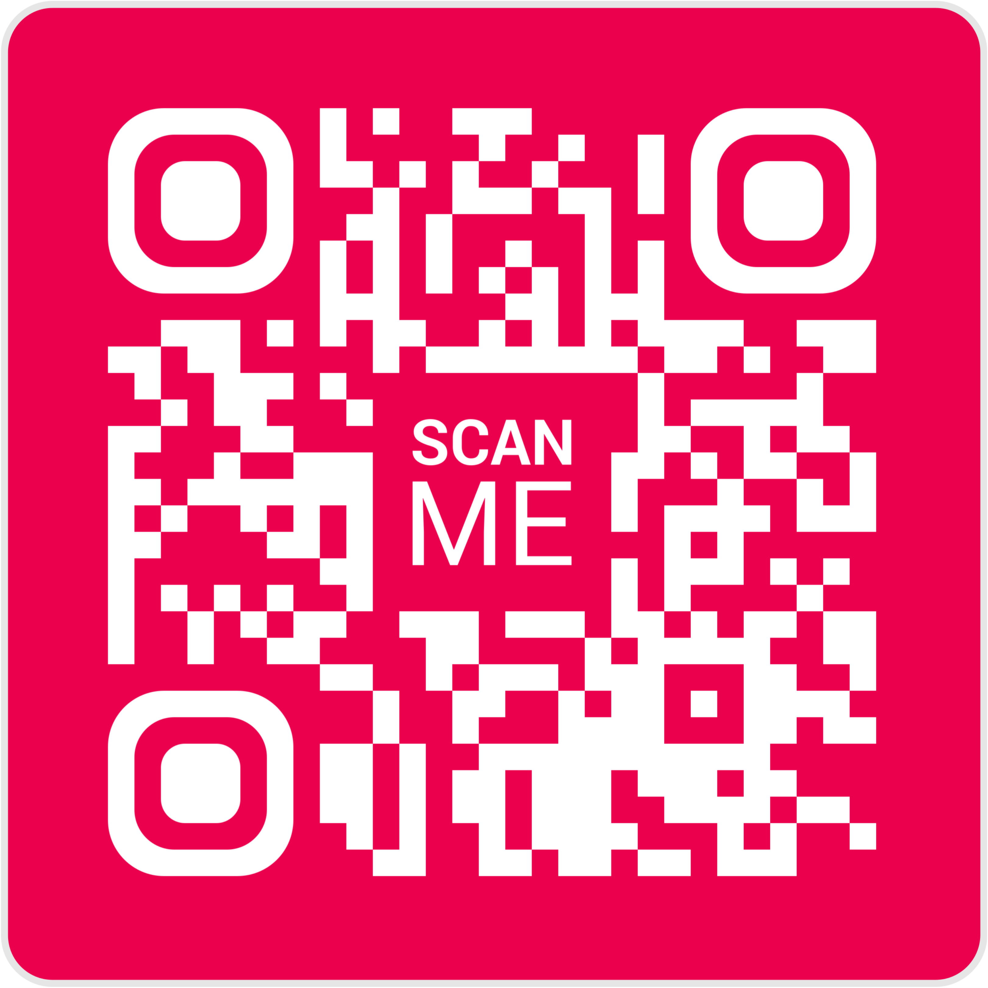 Download WelcoMe QR code magenta .png