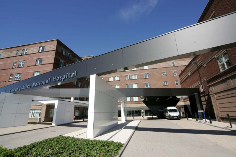 hospital entrance exterior