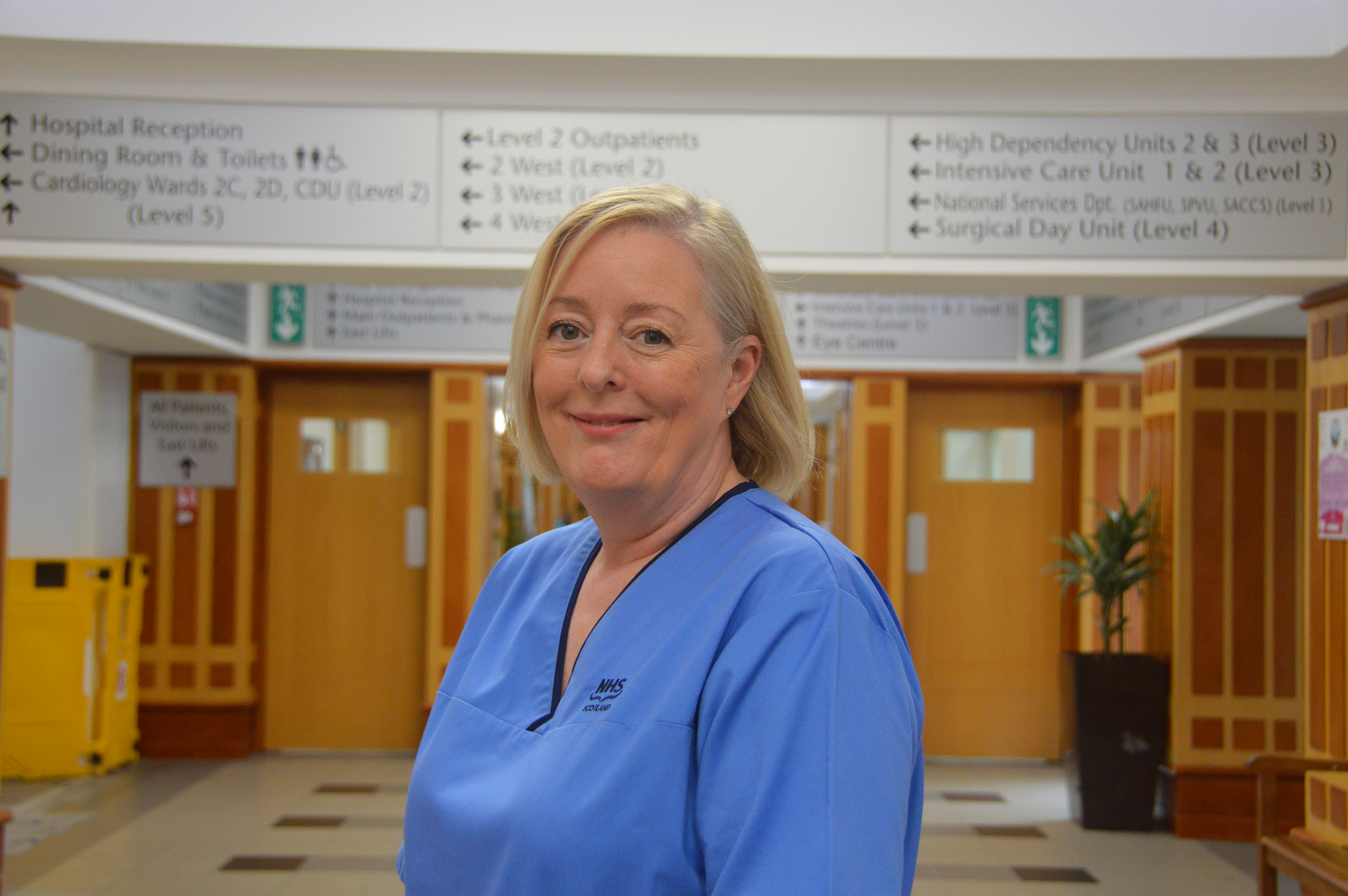 NHS Golden Jubilee. Heart tranplant co-ordinator Jane Lockhart (2).JPG